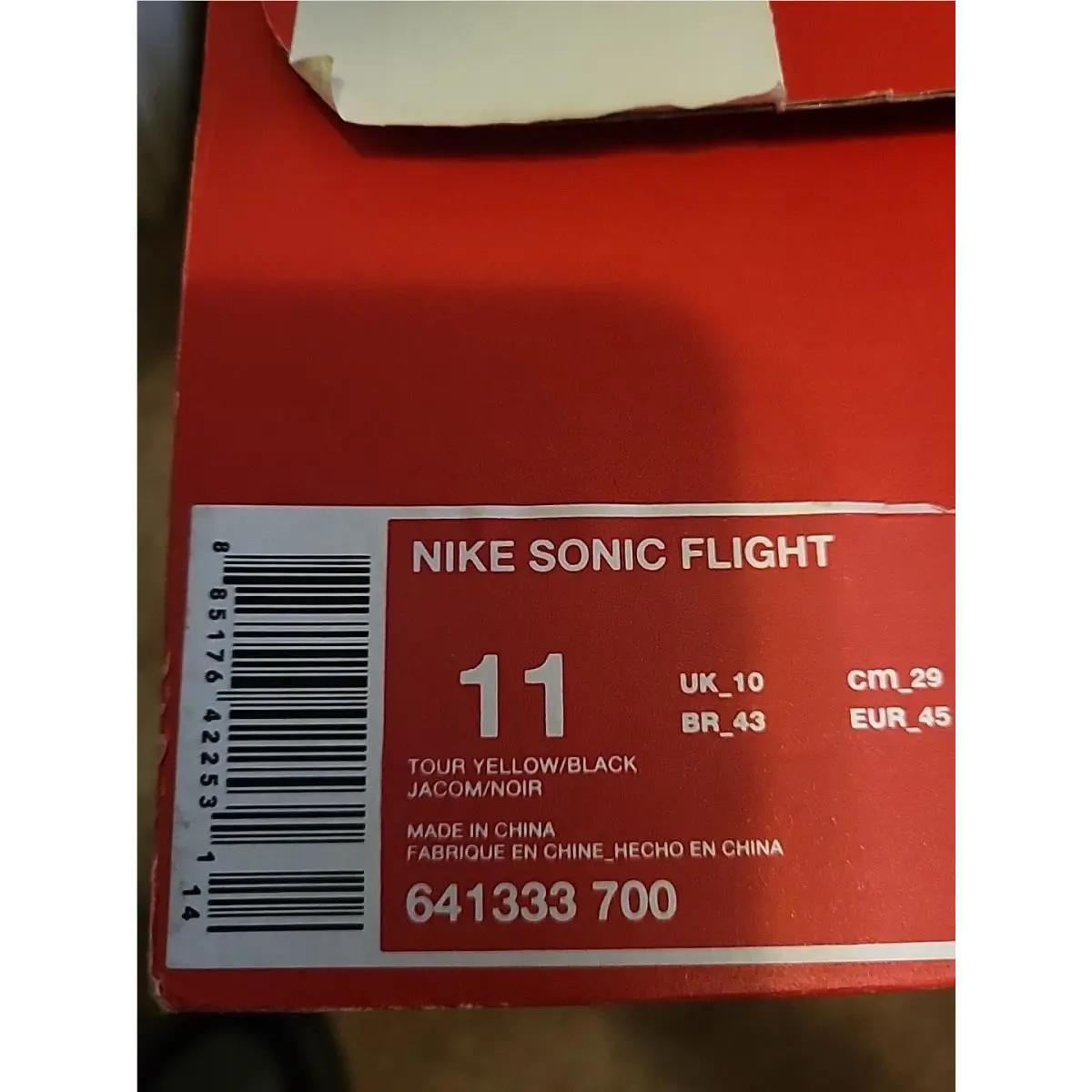 Nike shoes - Nike Sonic Flight - Sonic Flight - yellow black 1