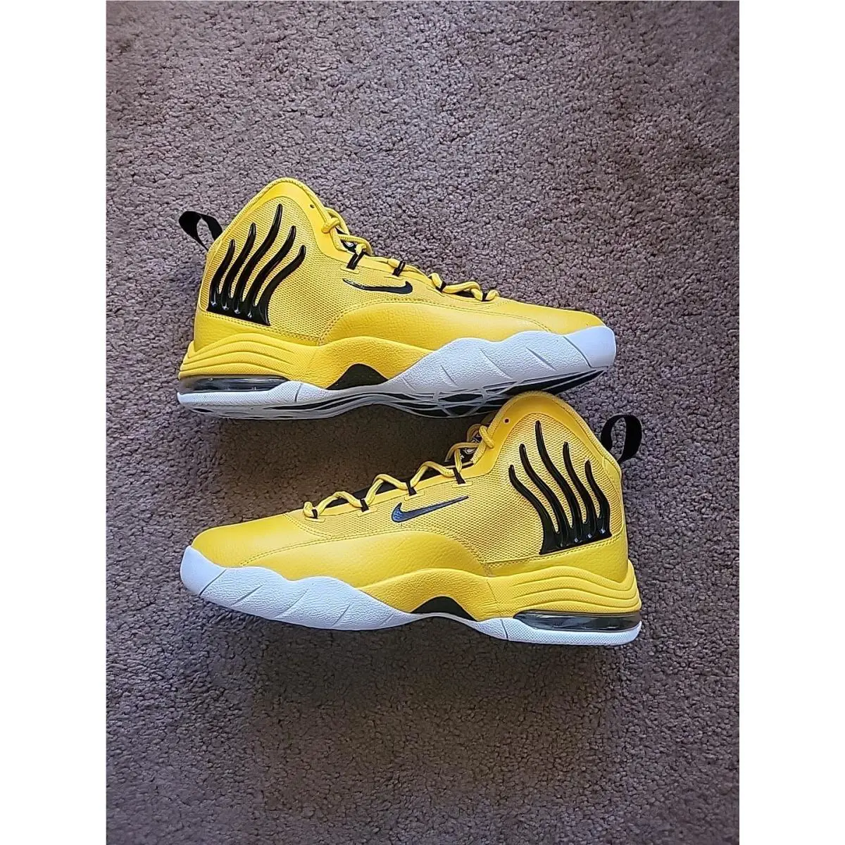 Nike shoes - Nike Sonic Flight - Sonic Flight - yellow black 4