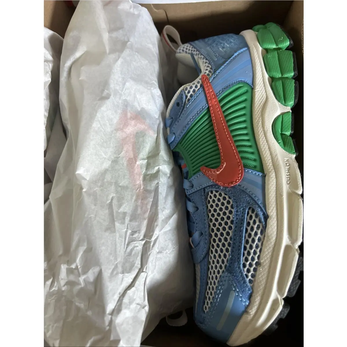 Nike shoes - University Blue/Stadium Green/Summit White/Magic Ember 5