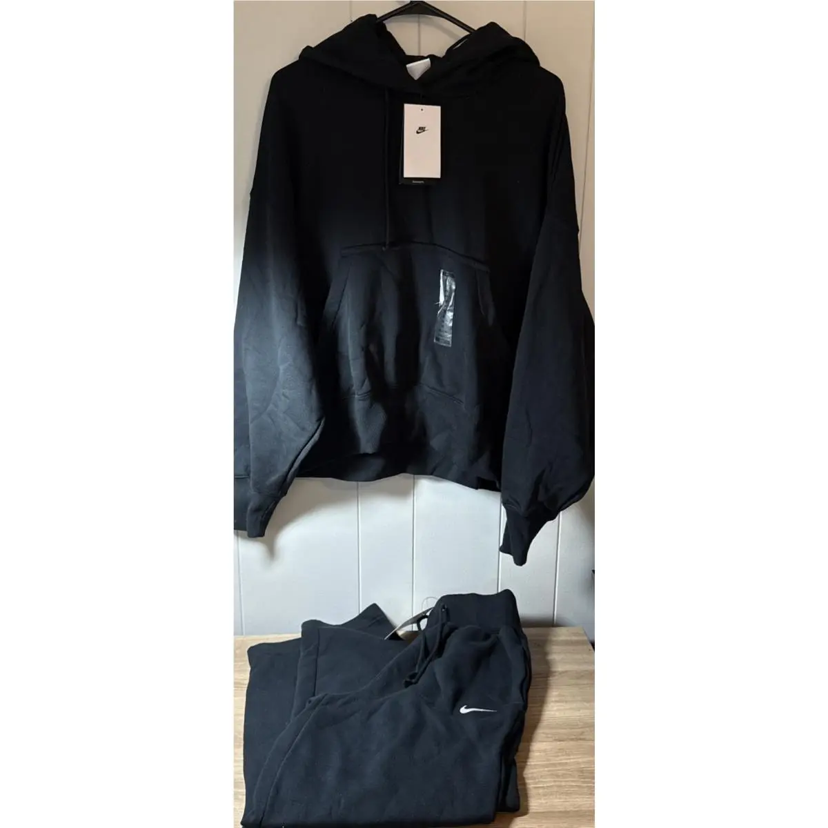 Nike Sportswear Phoenix Fleece Women`s Hoodie and Sweet Pants Xsmall Set YY