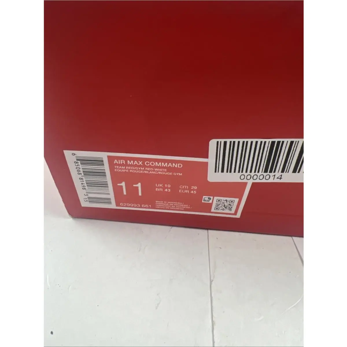 Nike shoes - Nike Air Max Command - Air Max Command - 629993-661 - Team Red 0