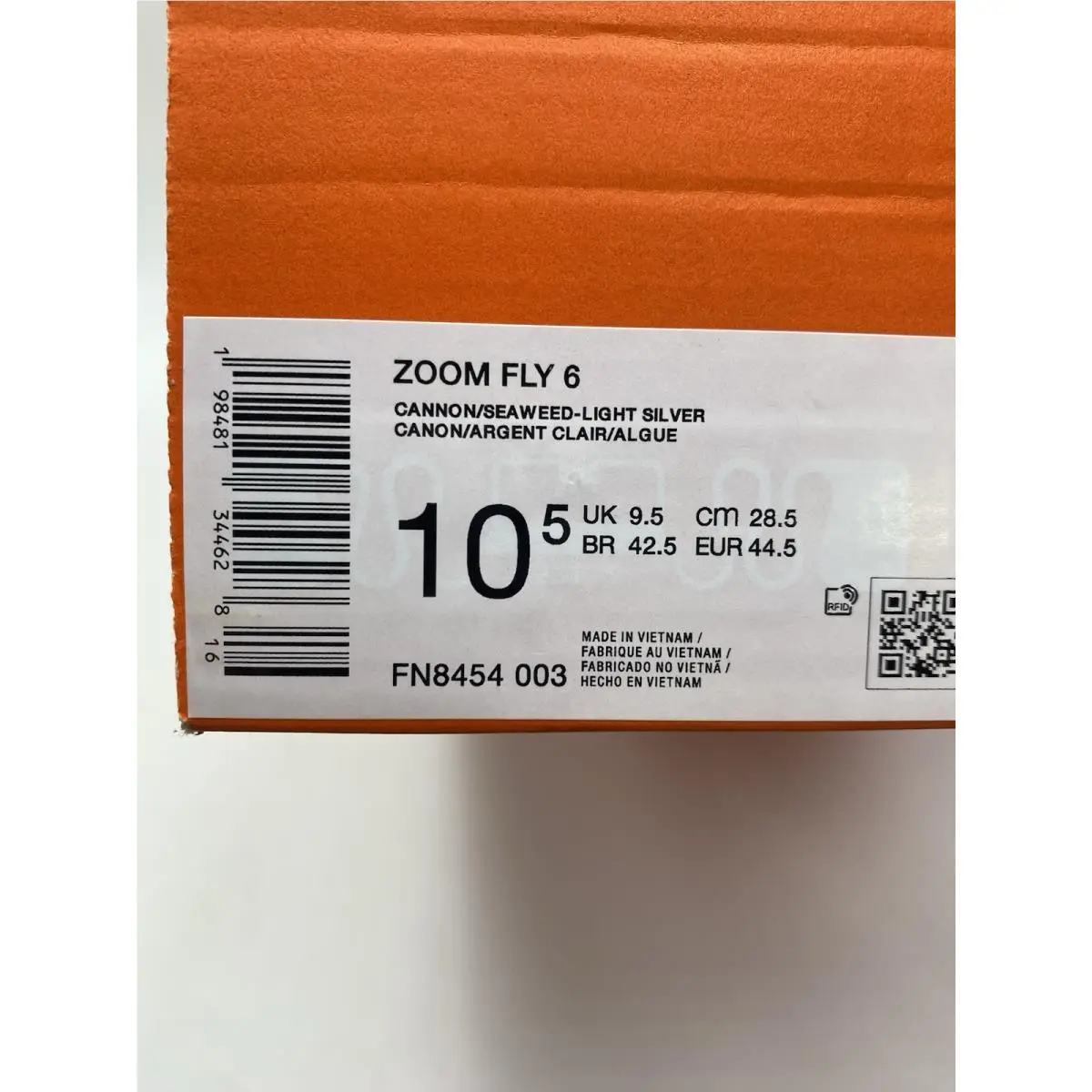 Nike shoes - Nike Zoom Fly - Zoom Fly - FN8454 003 - Cannon/Seaweed-Light Silver (UPC: 198481344628) 8