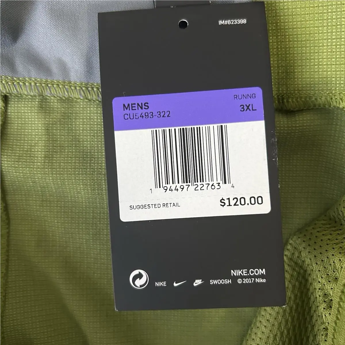 Nike clothing - Nike Swift - Swift - CU5493-322 - Green (UPC: 194497227658) 5