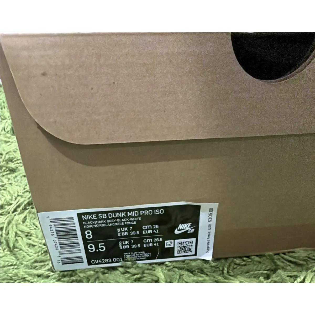 Nike shoes - Nike SB Dunk - Dunk - CV4283-001 - Gray 1
