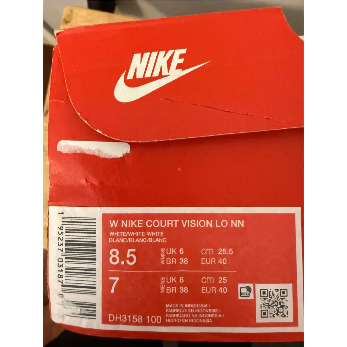 Nike shoes - Nike Court Vision - Court Vision - White 3