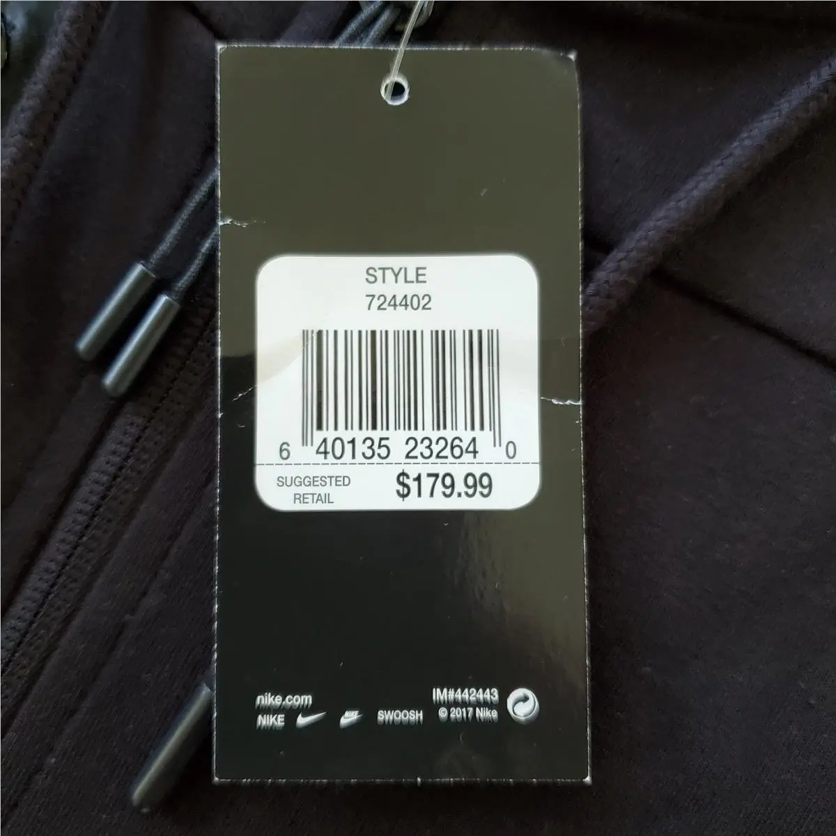 Nike clothing - 724402 - 724402 - Black (UPC: 640135232640) 2