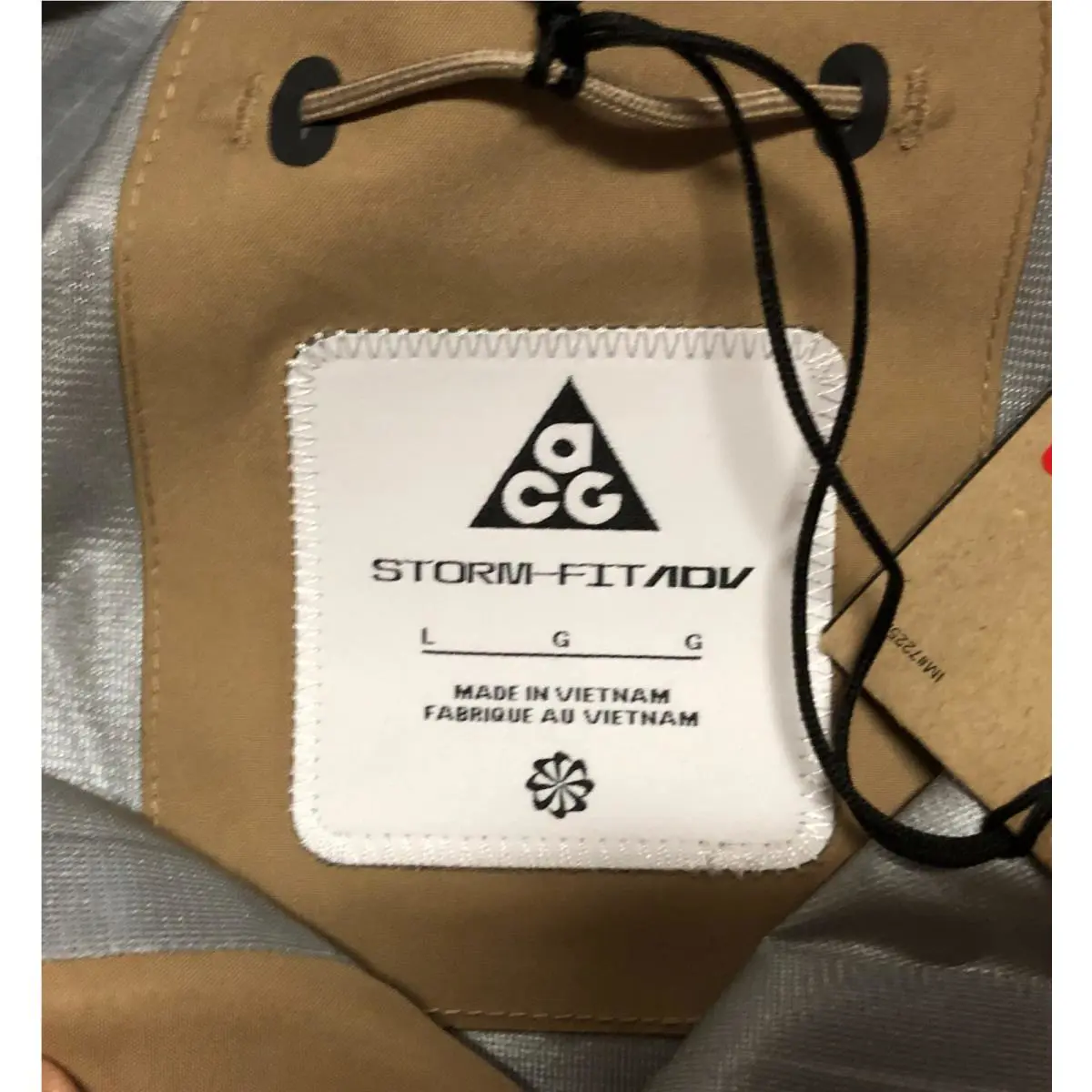 Nike clothing - Nike ACG Misery Ridge Storm-FIT ADV GORE-TEX - Parachute Beige/Anthracite-Summit White (UPC: 197859981397) 4