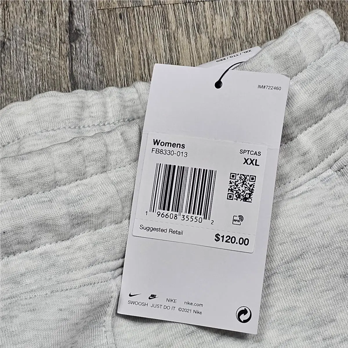 Nike clothing - FB8330-013 - FB8330-013 - LIGHT GREY/HTR/BLACK 2