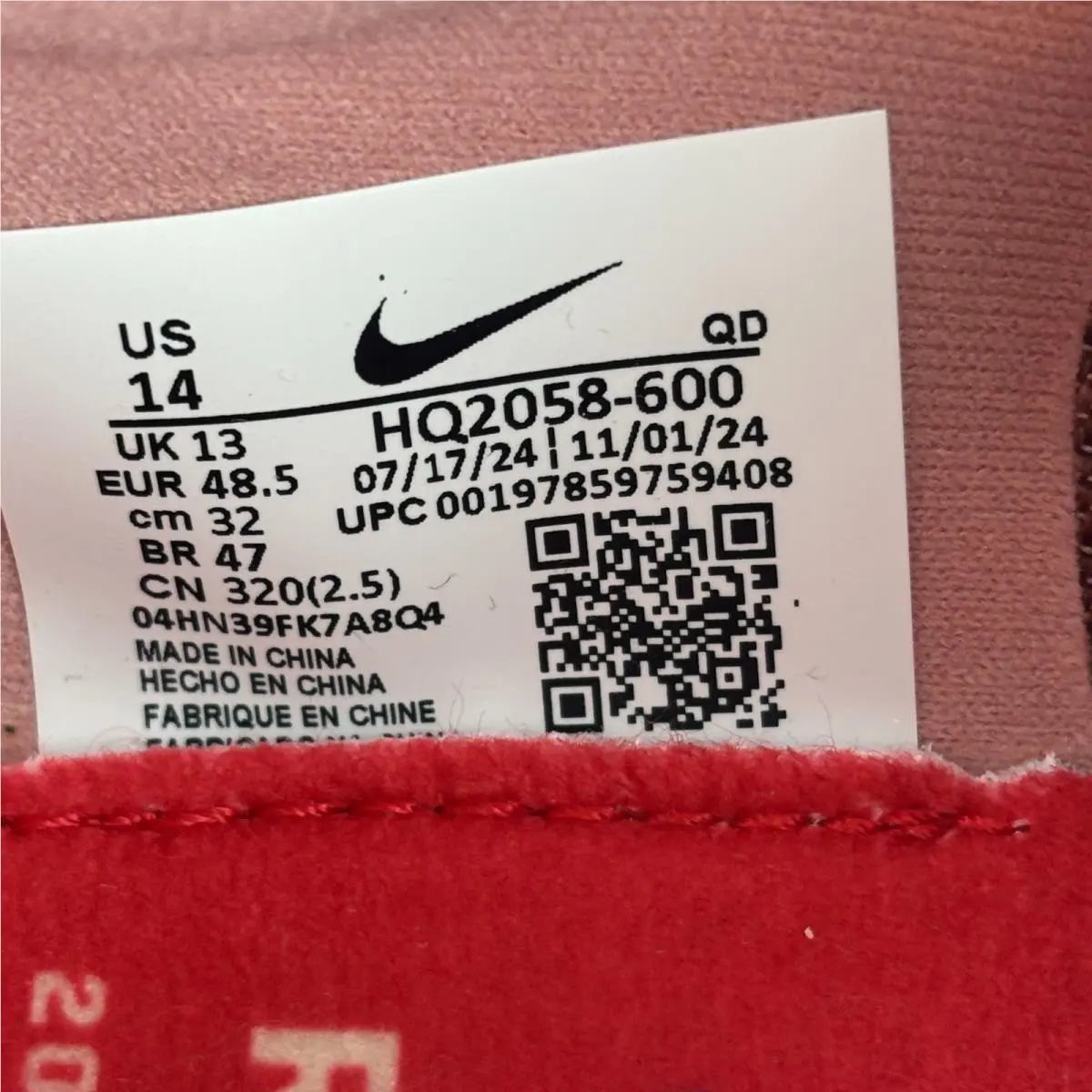 Nike shoes - Nike Air Zoom Maxfly 2 - HQ2058-600 - Pink, Manufacturer: Red Stardust/Red Sepia/University Red/Pale Ivory 4