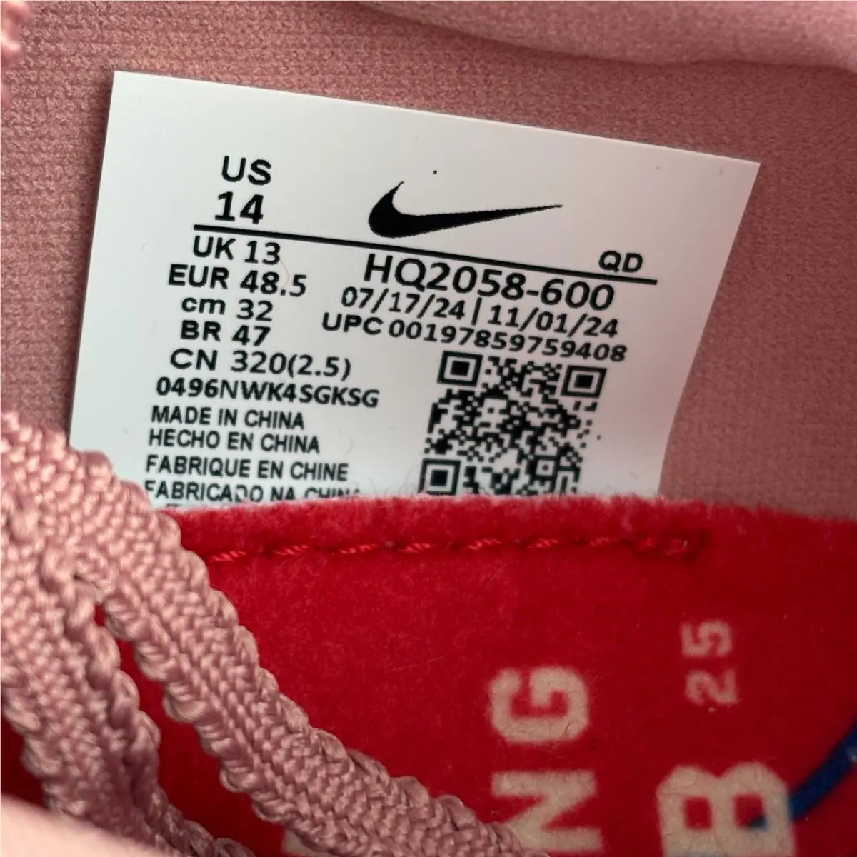 Nike shoes - Nike Air Zoom Maxfly 2 - HQ2058-600 - Pink, Manufacturer: Red Stardust/Red Sepia/University Red/Pale Ivory 5