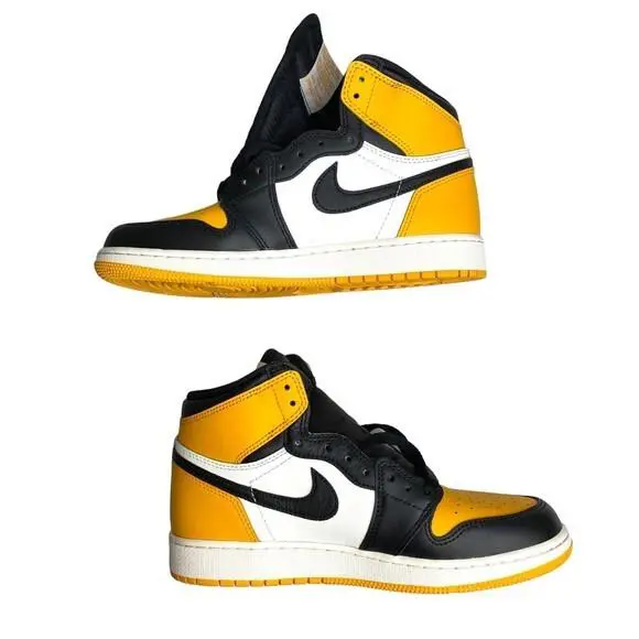 Nike shoes - Air Jordan 1 - Air - Yellow (UPC: 0196149164052) 4