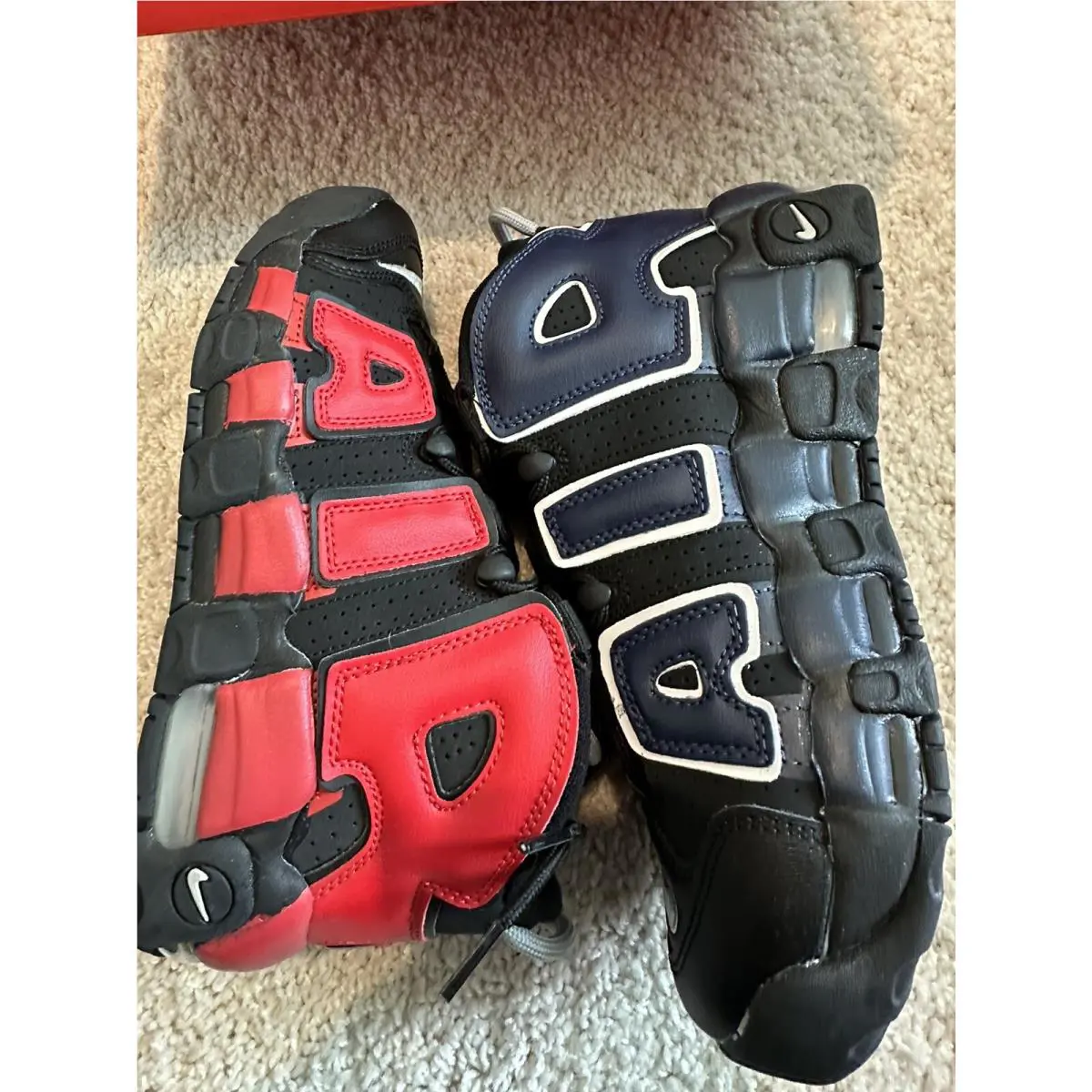 Nike shoes - Nike Air More Uptempo - Air More Uptempo - Blue & Red (UPC: 0195244208104) 3