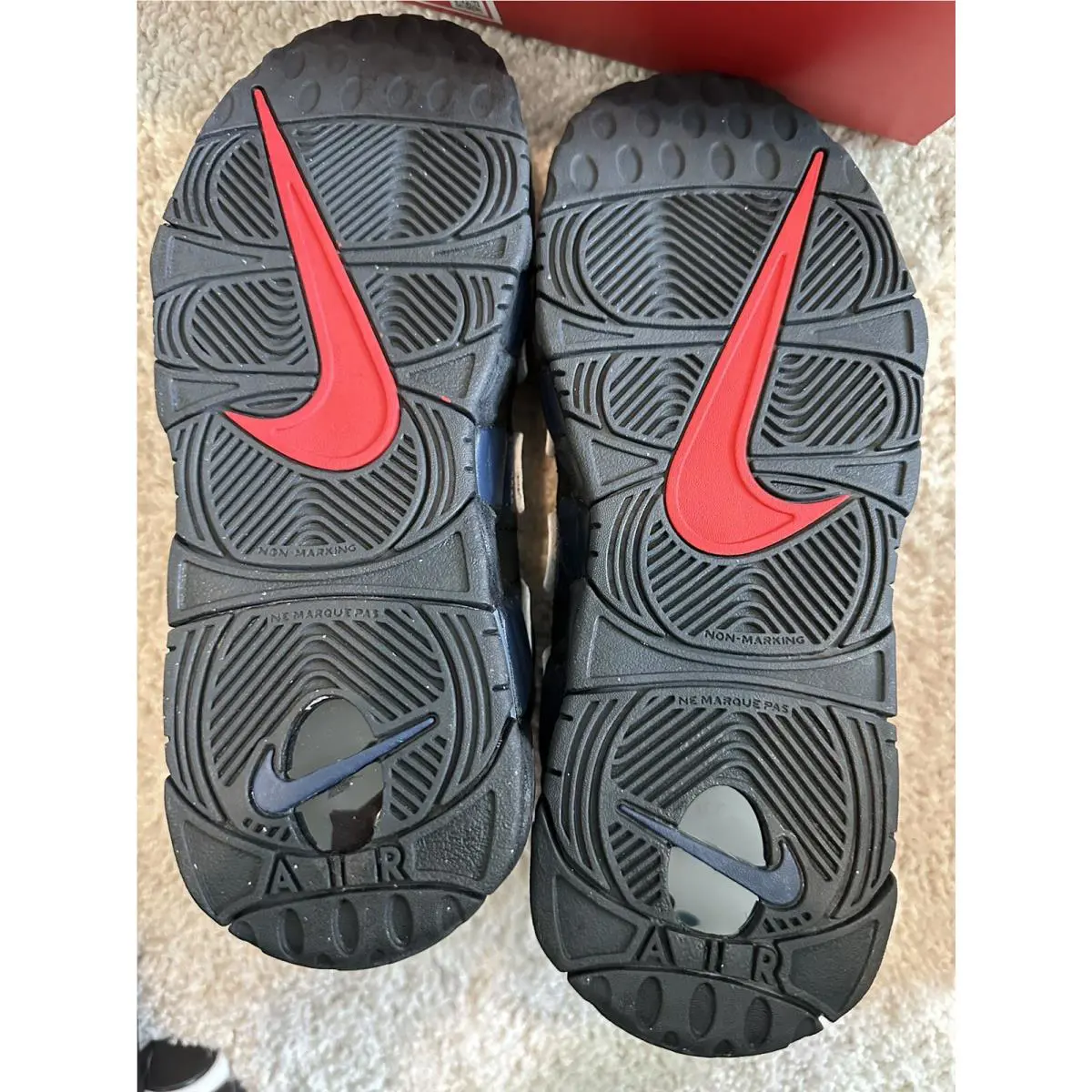 Nike shoes - Nike Air More Uptempo - Air More Uptempo - Blue & Red (UPC: 0195244208104) 8