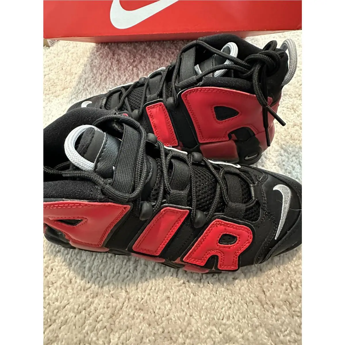 Nike shoes - Nike Air More Uptempo - Air More Uptempo - Blue & Red (UPC: 0195244208104) 1