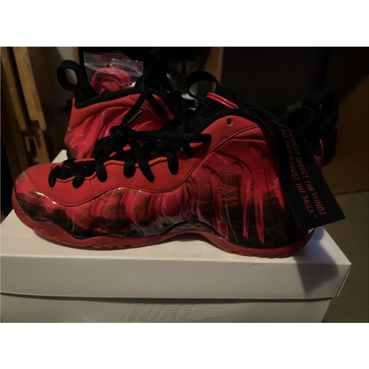 Nike shoes - Nike Air Foamposite - Air Foamposite - 641745-600 - Red (UPC: 0886061307483) 6