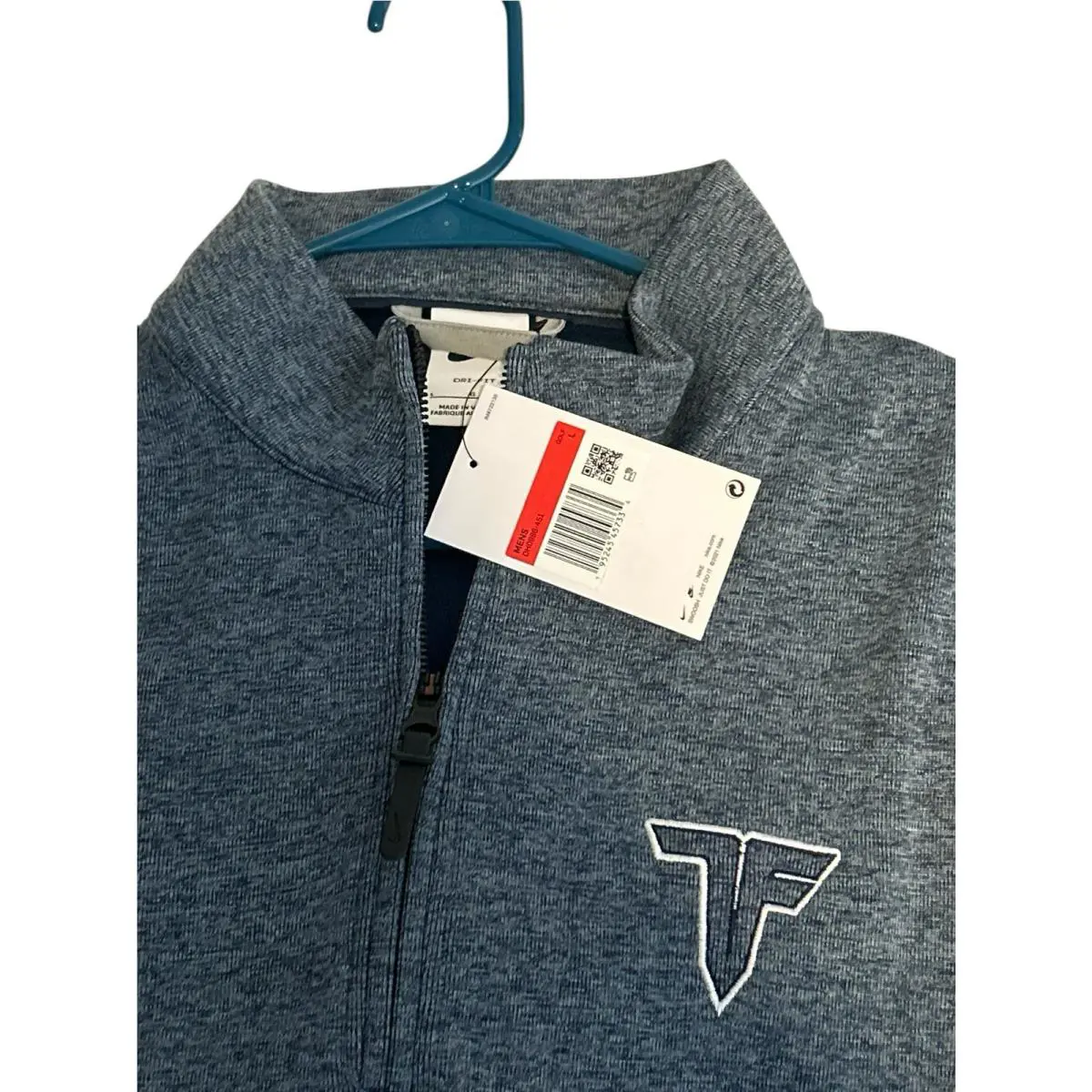 Nike clothing - NIKE PLAYER HALF-ZIP - PLAYER - DH0986451 - Blue 1