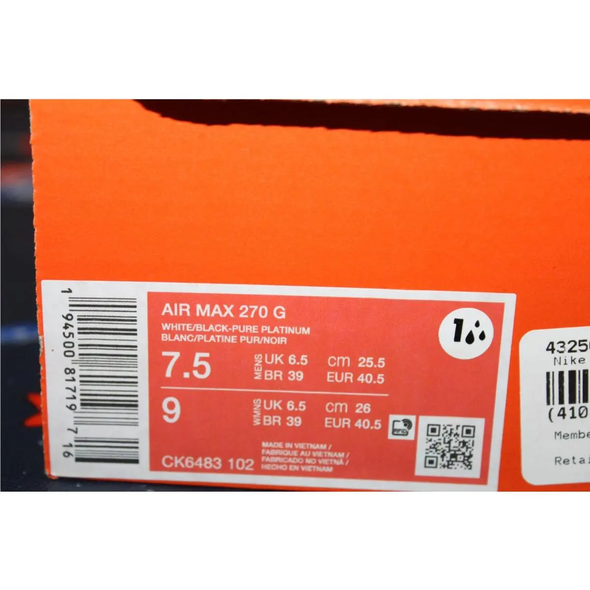 Nike shoes - Nike Air Max 270 Golf - CK6483-102 - White 4