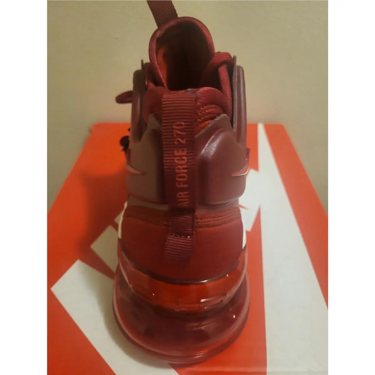 Nike shoes - Nike Air Force 270 - Air Force - Red 4