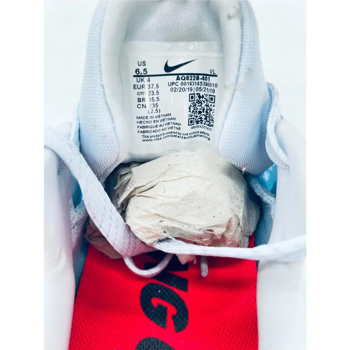 Nike shoes - Nike Zoom Winflo 6 - Zoom Winflo - AQ8228-401 - Half Blue/Red Orbit-Black (UPC: 193145390010) 5