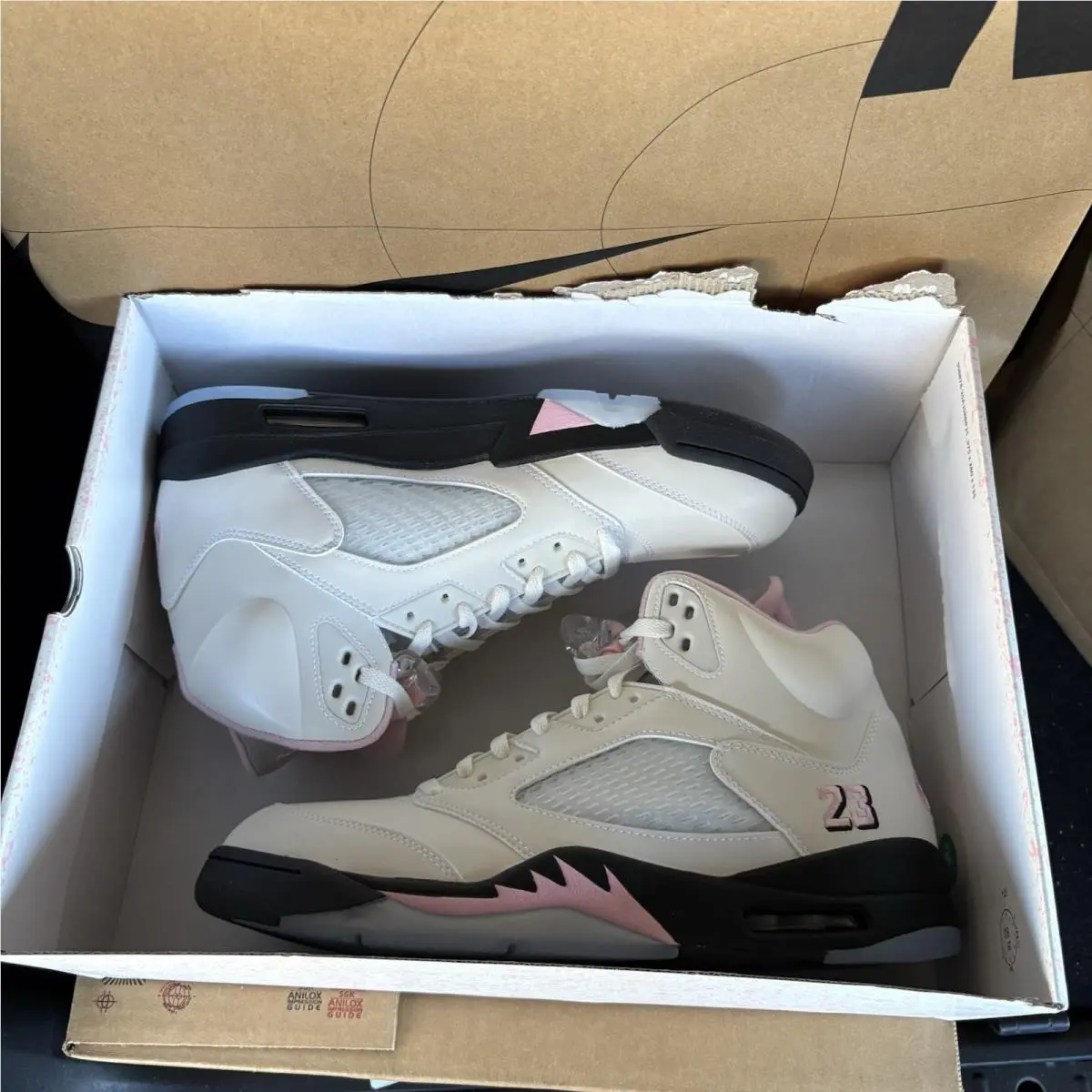 Nike shoes - Air Jordan 5 - Air - HQ7978-102 - White 6