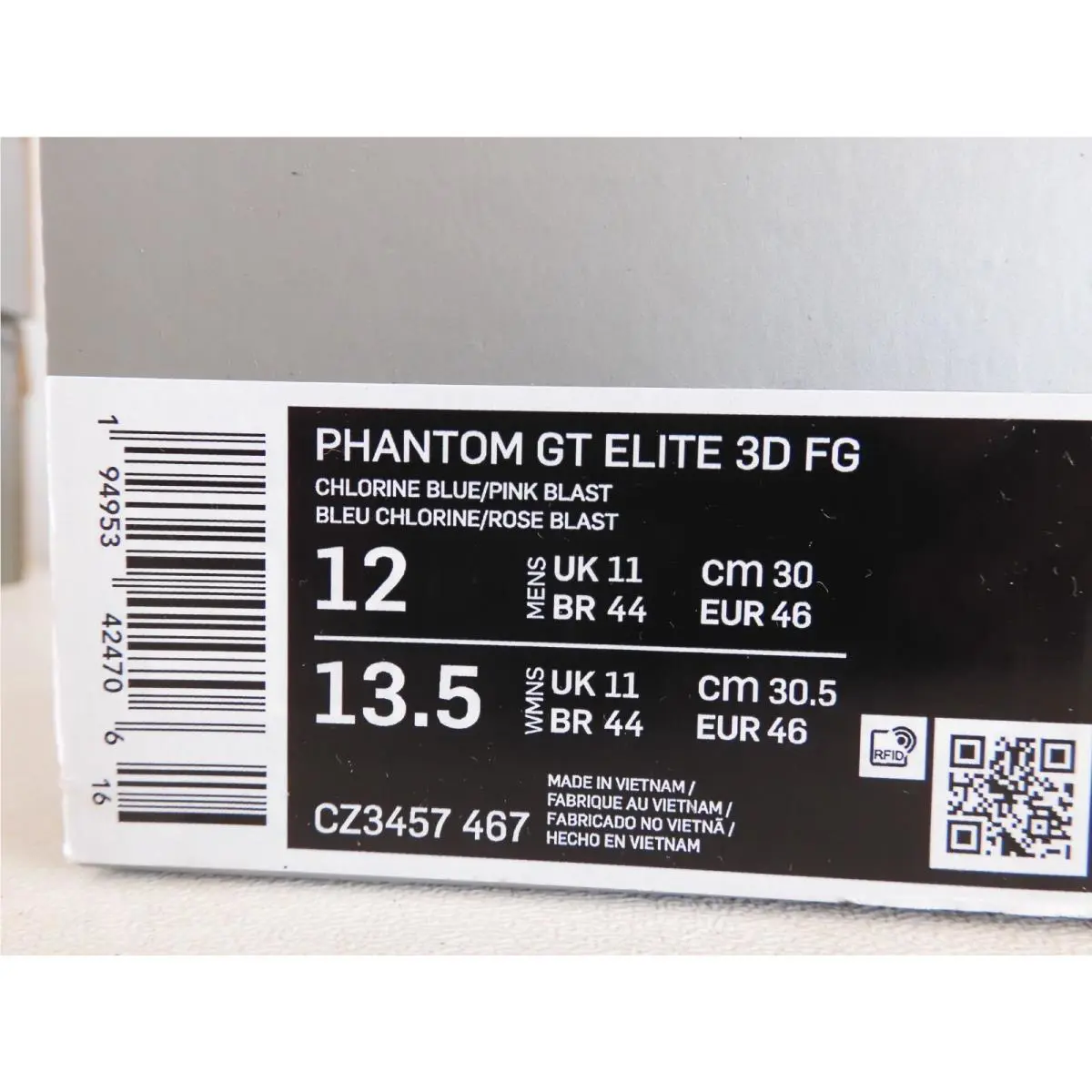 Nike shoes - Nike Phantom GT Elite - Phantom Elite - CZ3457-467 - Blue (UPC: 194953424706) 3