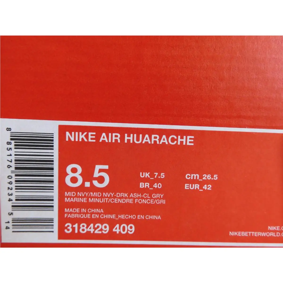 Nike shoes - Nike Air Huarache - Air Huarache - 318429-409 - Blue (UPC: 885176092345) 3