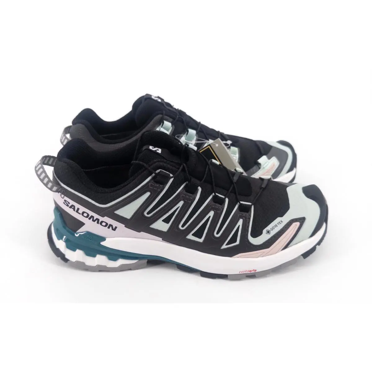Salomon shoes - Black / Bleached Aqua / Harbor Blue, Variations 1