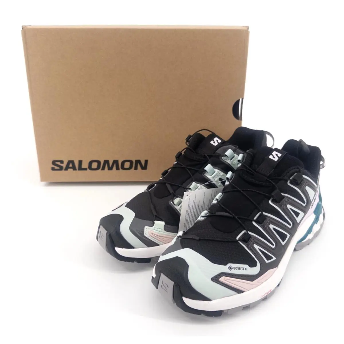 Salomon shoes - Black / Bleached Aqua / Harbor Blue, Variations 4
