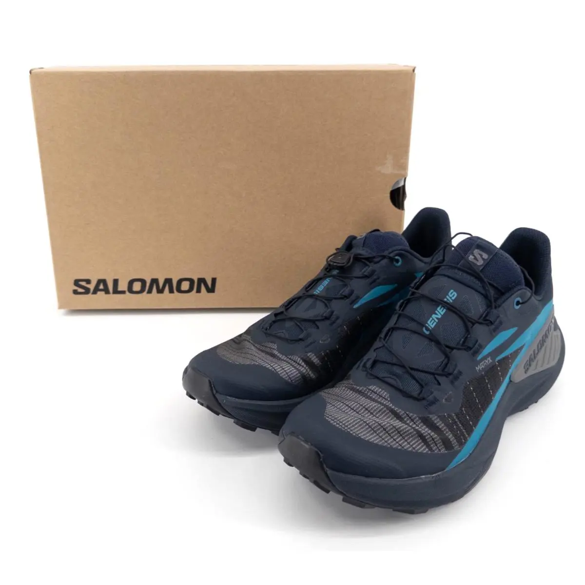 Salomon shoes - Carbon / Tahitian Tide / Quiet Shade, variations 4