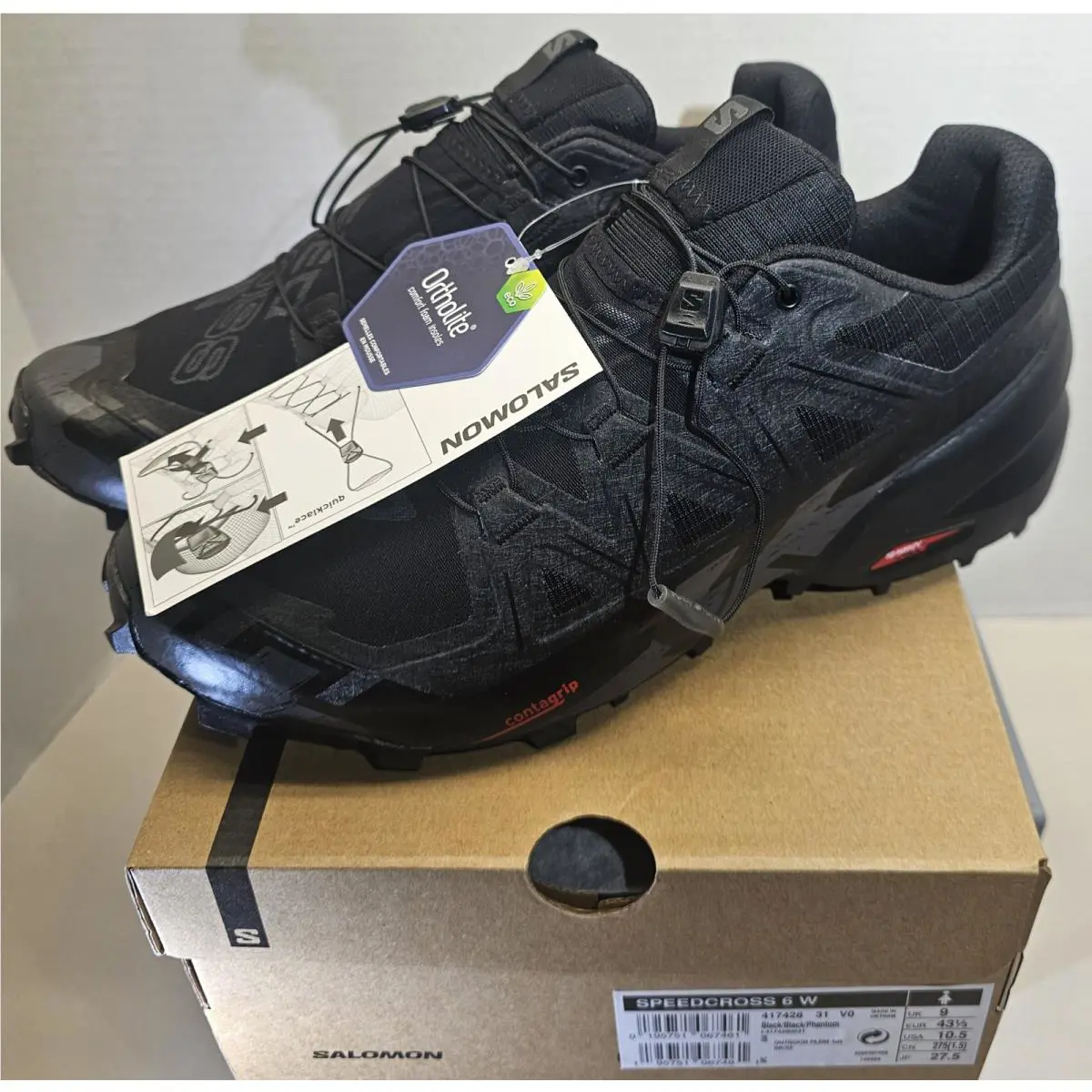 Salomon shoes - Salomon Speedcross - Speedcross - Black/Black/Phantom 1