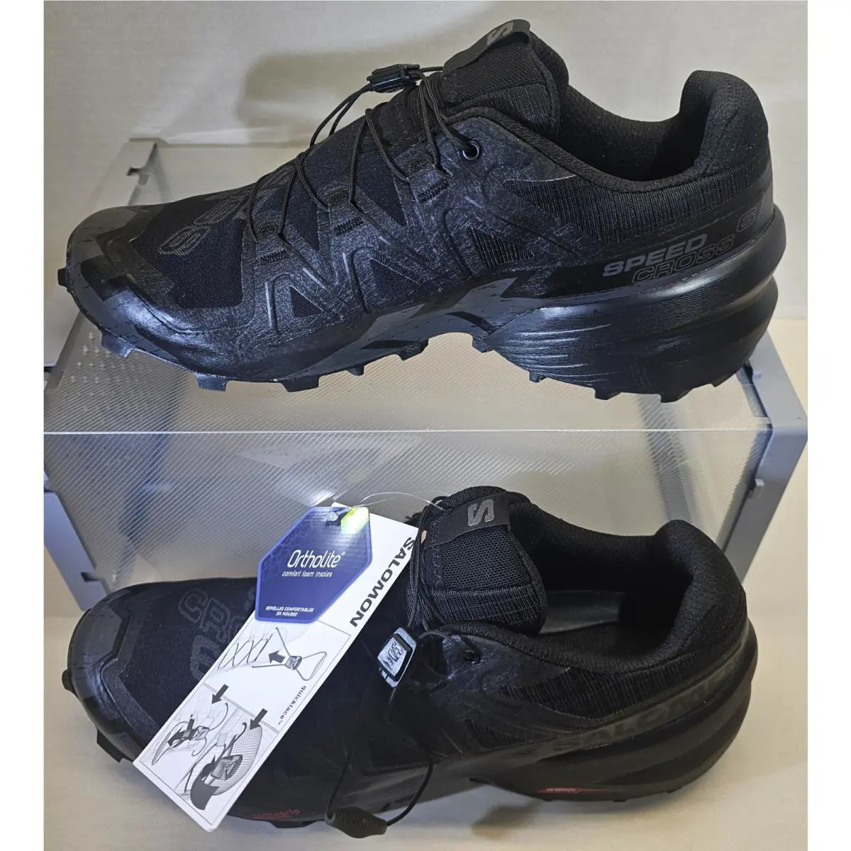 Salomon shoes - Salomon Speedcross - Speedcross - Black/Black/Phantom 0