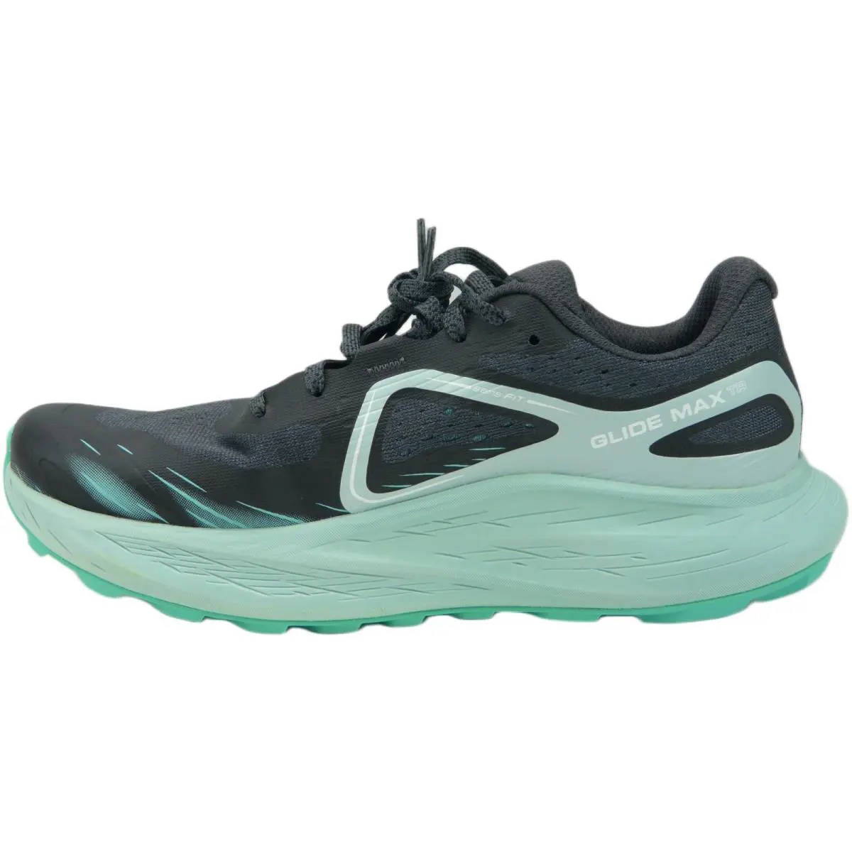 Salomon shoes - Salomon Glide Max - Glide Max - Ebony Blue Haze Cockatoo (UPC: 195751419635) 2