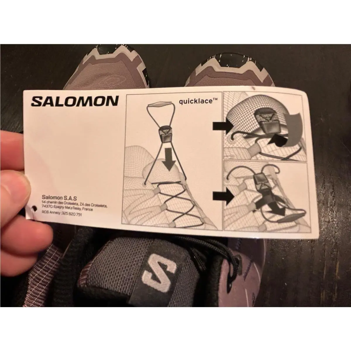 Salomon shoes - Purple, Black, Grey 12