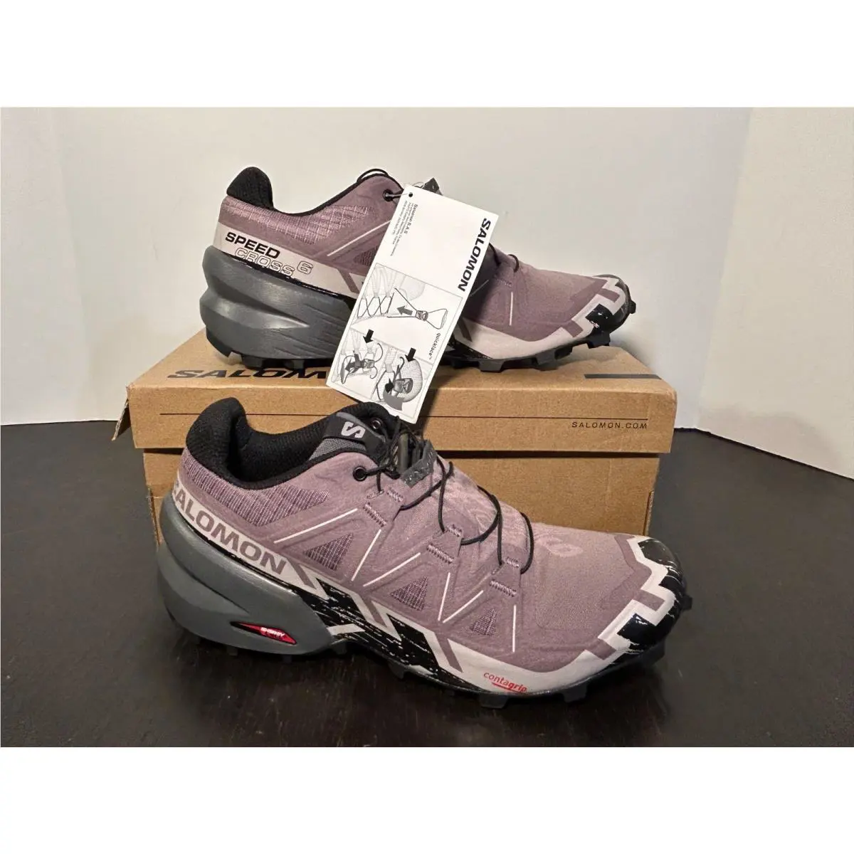 Salomon shoes - Purple, Black, Grey 0