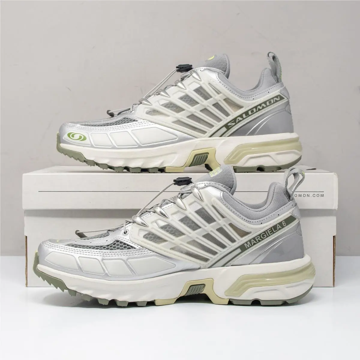 Salomon shoes - Salomon ACS Pro 2 MM6 Maison Margiela - L47699400 - Silver (UPC: 195751752787) 1