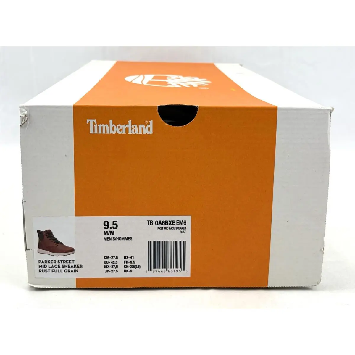 Timberland shoes - Timberland Parker Street - Parker Street - TB0A6BXEEM6 - Rust Full-Grain Brown (UPC: 197643661955) 10
