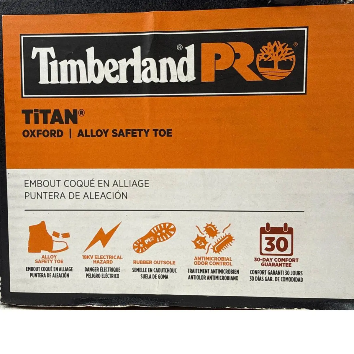Timberland shoes - Timberland Titan Oxford - Titan Oxford - TB040044001 - Black (UPC: 829032280194) 8