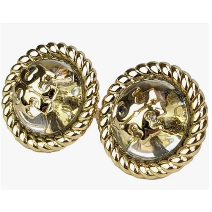 Tory Burch Rope Logo Resin Earring 139831