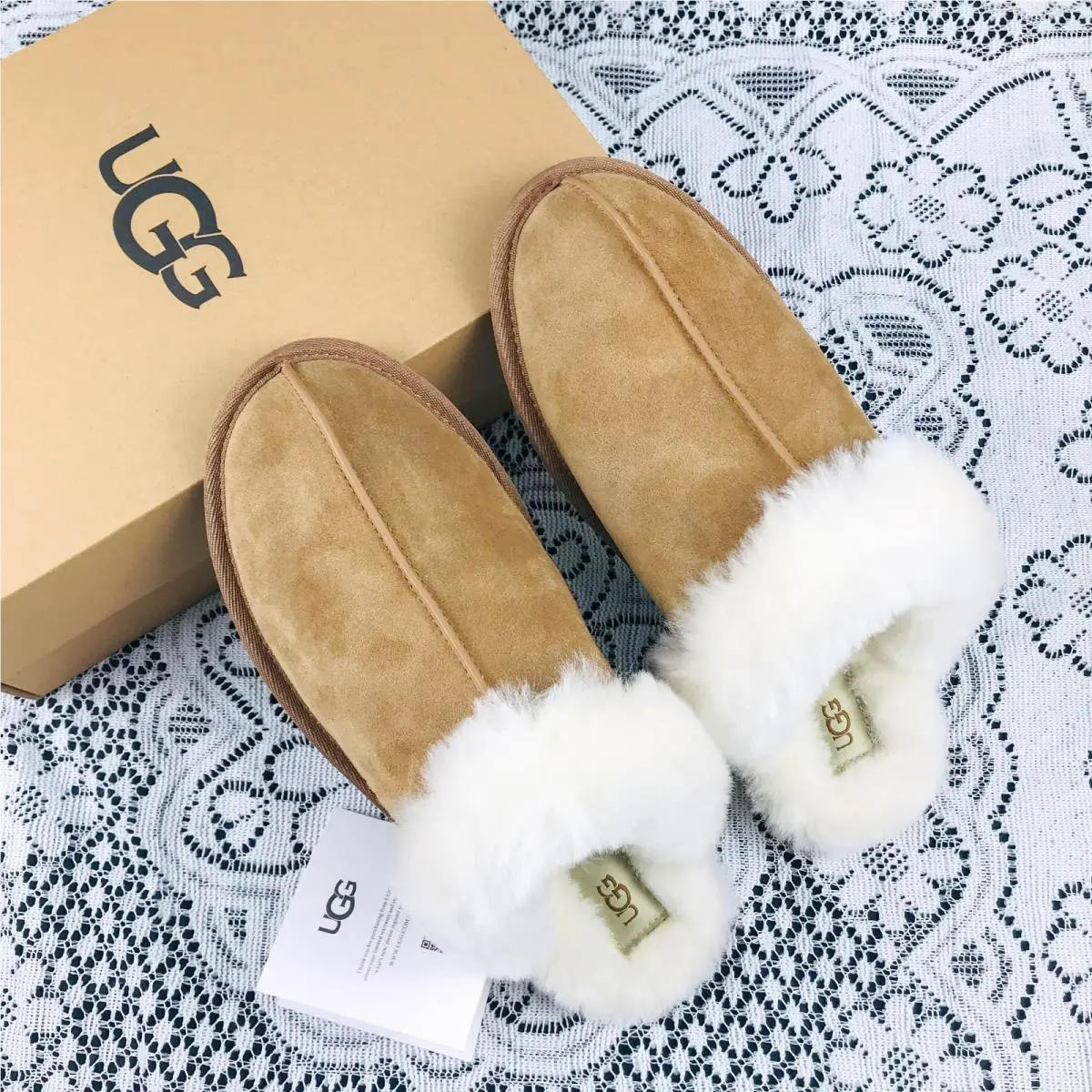 UGG shoes - UGG Scuffette II - Scuffette - Brown 8
