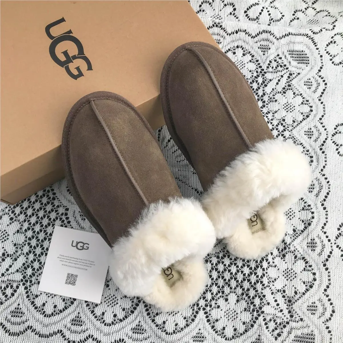 UGG shoes - UGG Scuffette II - Scuffette - Brown 8