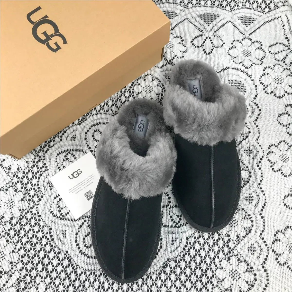 UGG shoes - UGG Scuffette II - Scuffette - Black 6