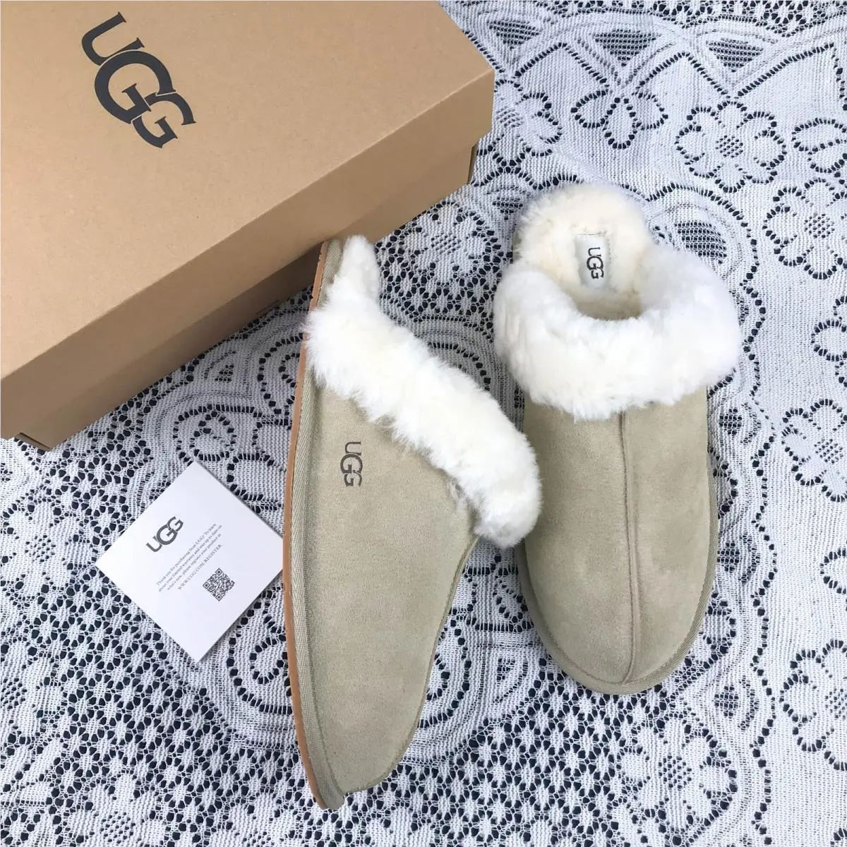 UGG shoes - UGG Scuffette II - Scuffette - Sand brown 7