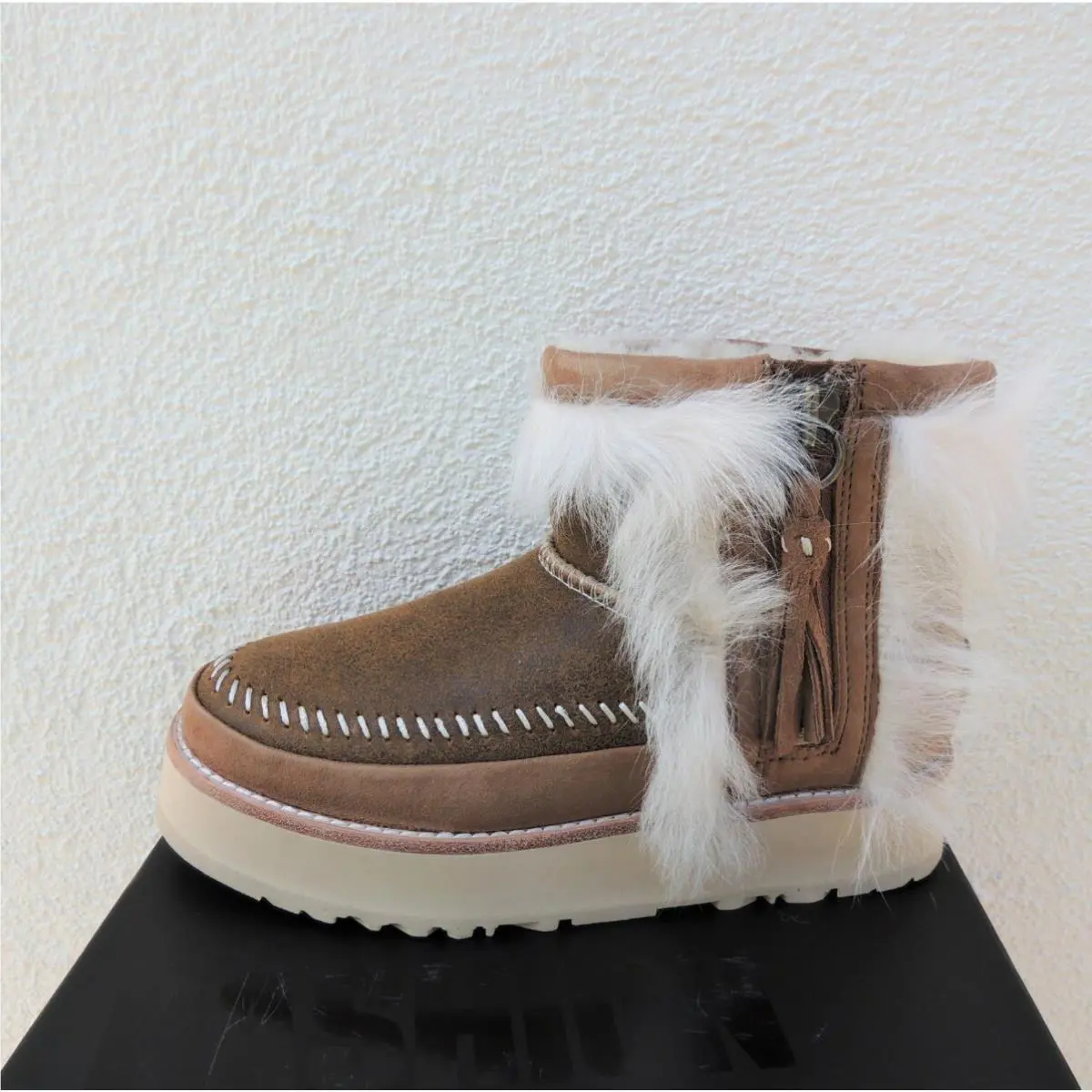 UGG shoes - UGG Fluff Punk Boot - Fluff Punk Boot - Chestnut (UPC: 192410197453) 0