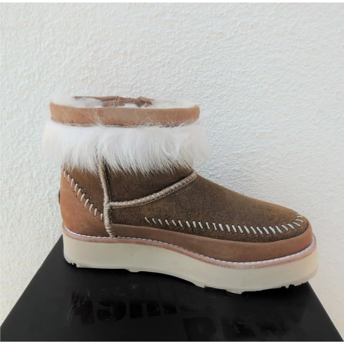 UGG shoes - UGG Fluff Punk Boot - Fluff Punk Boot - Chestnut (UPC: 192410197453) 2