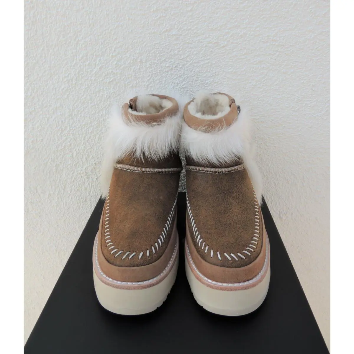 UGG shoes - UGG Fluff Punk Boot - Fluff Punk Boot - Chestnut (UPC: 192410197453) 4