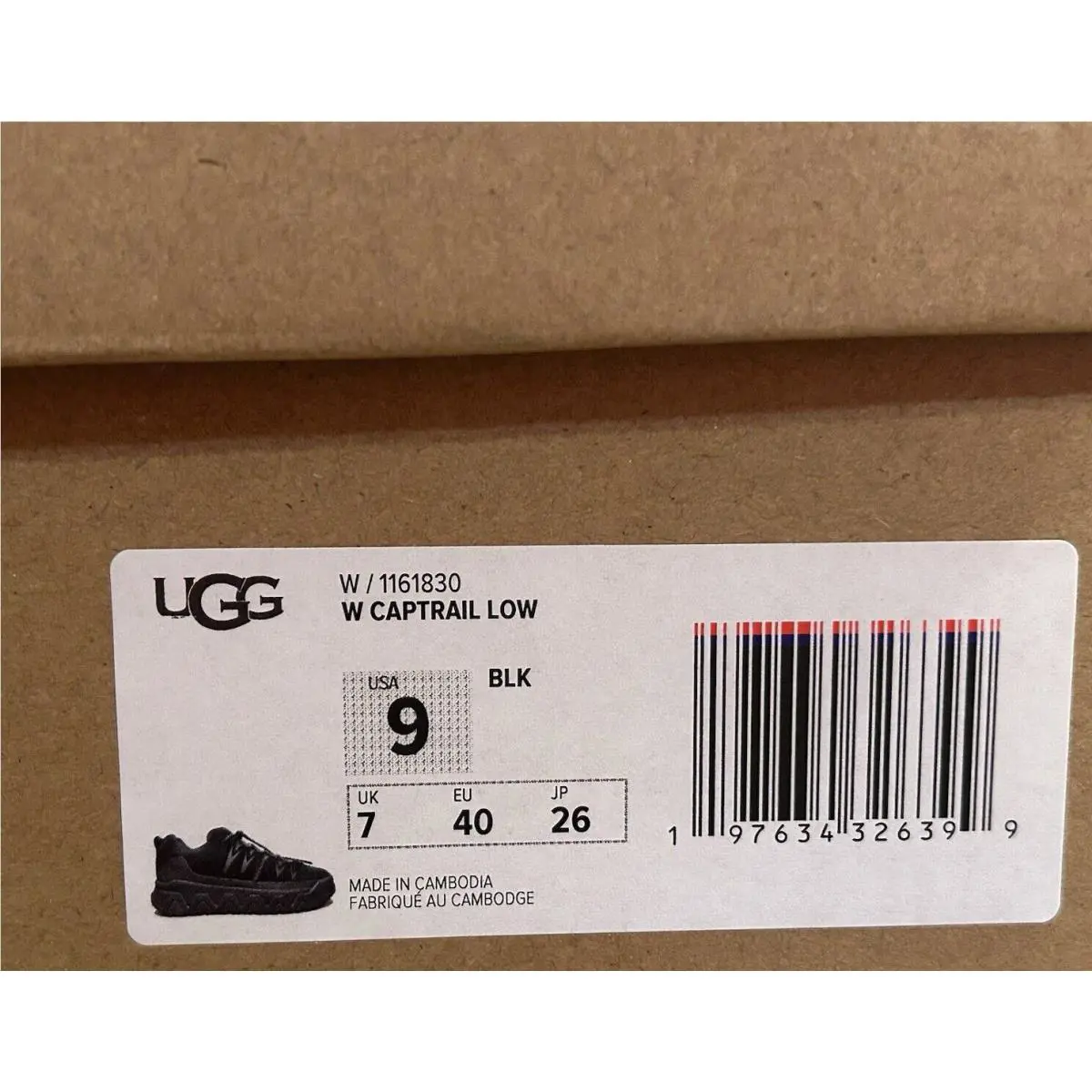 UGG shoes - UGG CapTrail - CapTrail - Black (UPC: 197634326399) 5
