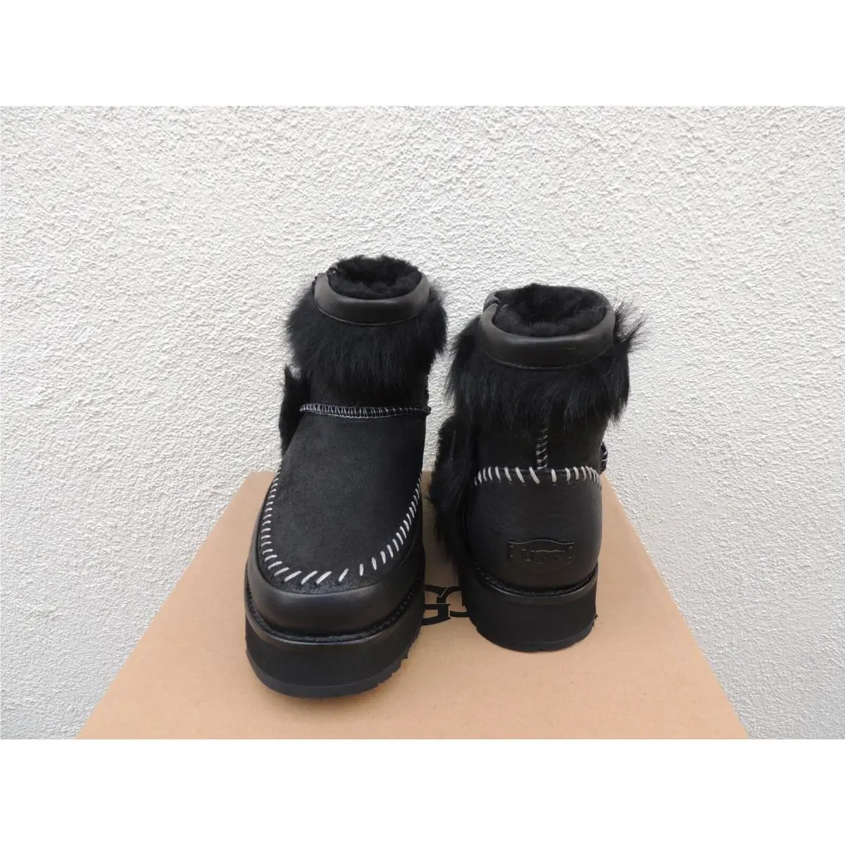 UGG shoes - UGG Fluff Punk Boot - Fluff Punk Boot - Black (UPC: 192410157129) 2