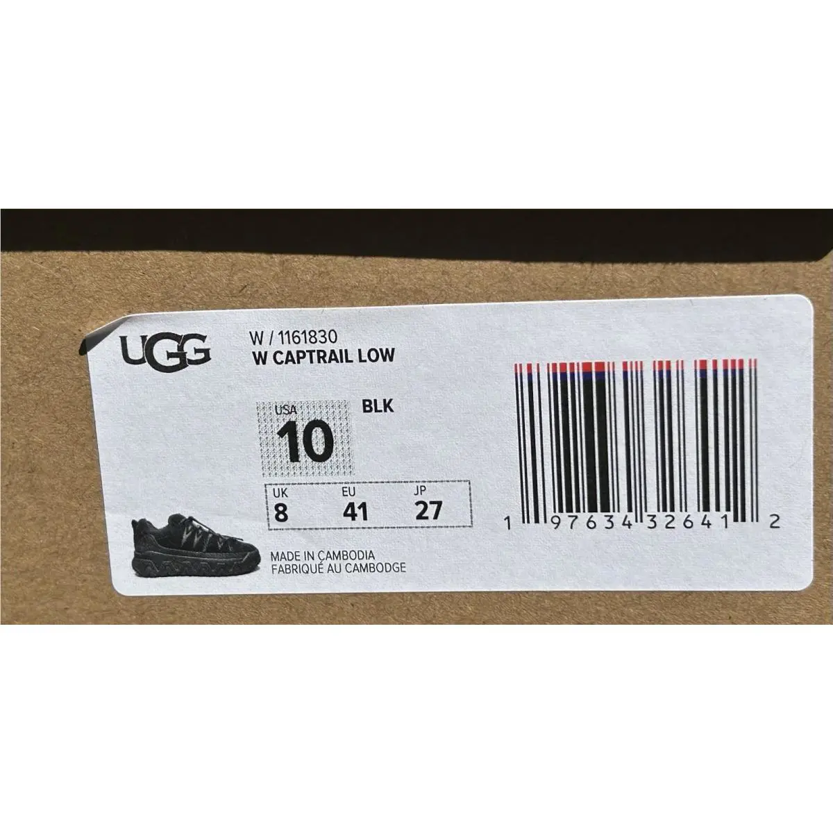 UGG shoes - UGG CapTrail - CapTrail - Black (UPC: 197634326412) 5