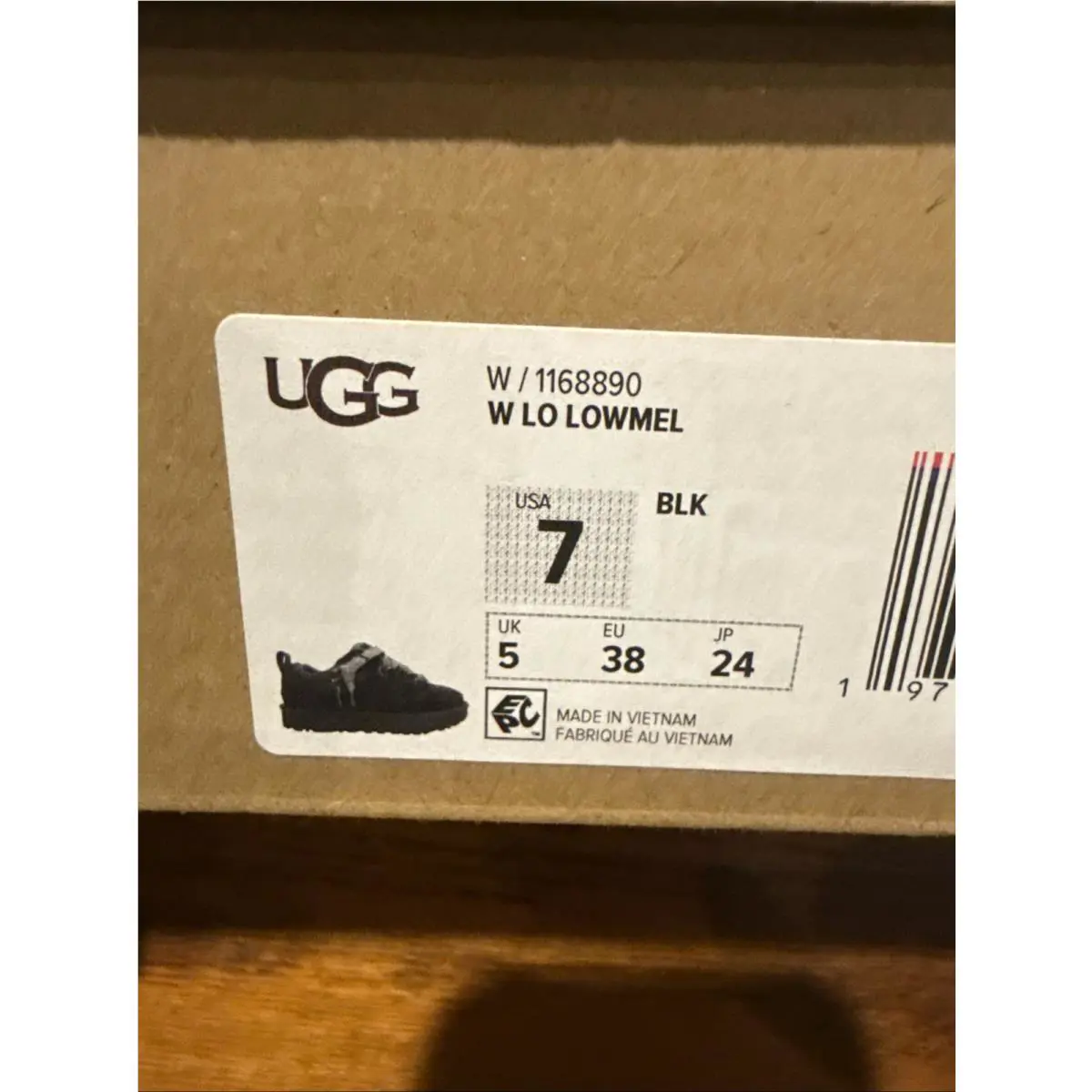 UGG shoes - UGG Lo Lowmel - Lowmel - Black 3