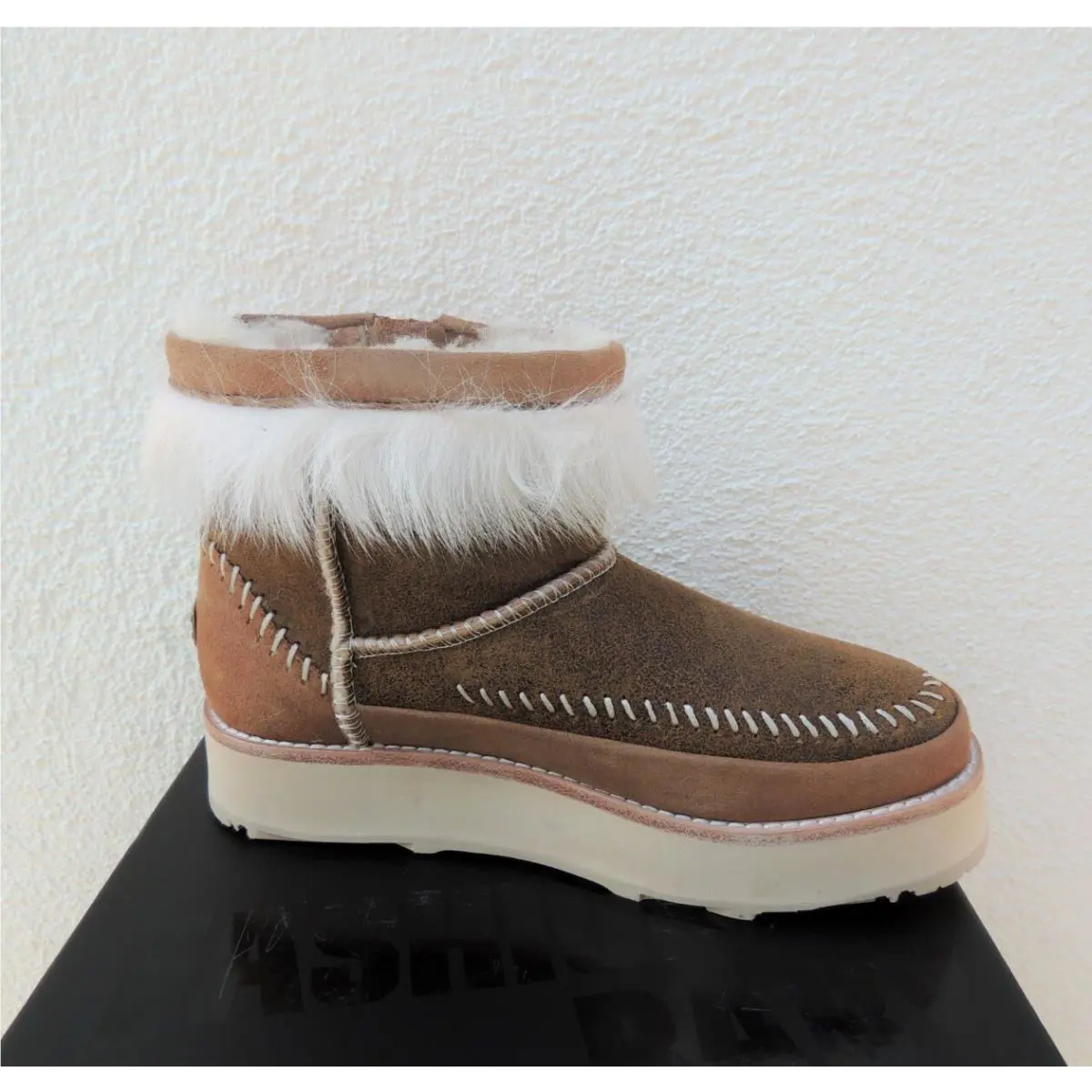 UGG shoes - UGG Fluff Punk Boot - Fluff Punk Boot - Chestnut (UPC: 192410197460) 2